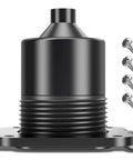 Heavy Duty 15A AC Shore Power Flanged Inlet With Waterproof Nema 5-15P male receptacle and screws for RV marine use.