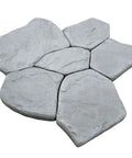 Set Of 6 Durable Flagstone Molds For Concrete Pavers And Garden Walkways Easy To Use Reusable Plastic Cement Molds