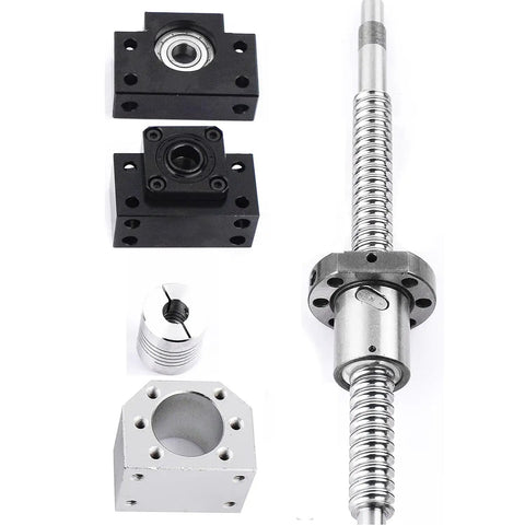 450mm Ball Screw Kit With 16mm Diameter Lead 5mm Metal Nut End Supports And Ball Nut Housings For DIY CNC Router And 3D Printer Built To Last