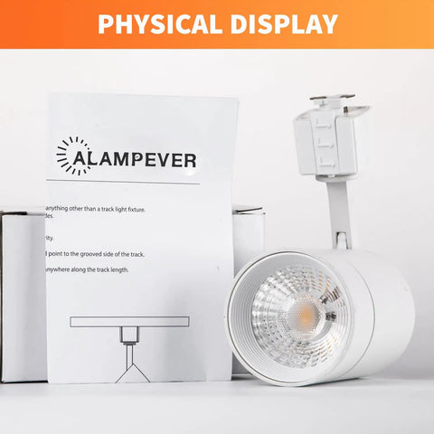 LED Track Lighting Heads For J Track System Dimmable Ceiling Fixtures For Wall Art 12W 800LM CRI90 3000K Soft White