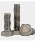 10 Pack M10 Titanium Hex Bolts 40mm Ta2 Grade Heavy Duty Fasteners Rust Proof Din 933 Standard in various orientations.