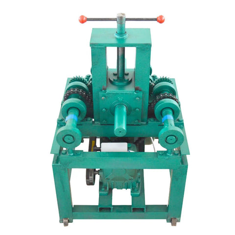 Heavy-Duty Electric Tube Pipe Bender Machine With Round And Square Dies For Metal Fabrication Welding Projects Professional Tool, top view.