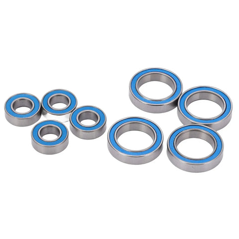 8Pcs Stainless Steel Sealed Ball Bearings for RC Crawler Cars Upgrade Parts for Arrma 3S Rock Granite Outcast High Durability Low Friction