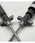 Top Tier Adjustable Hard Alloy Valve Seat Grinding Wheel Reamer Handle With Universal Car And Motorcycle Tool Kit For 30/45/60/70/90 Degree Angles To Fix Minor Engine Malfunctions Like A Champ With Durable Family Vehicle Gear. Hard alloy valve seat tool handles crossed on white background