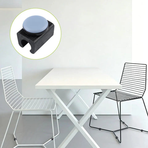 30 Piece U Shaped Chair Pad Set With Round Teflon Sliders And Cantilever Glide Kits Easy Furniture Movers for smooth sliding