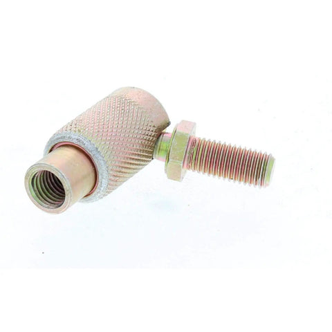 Quick Release Cable End For Throttle Linkage 5/16-24 RH Thread Steel Stud, threaded steel connector with knurled body and ball end