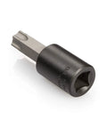 Half Inch Drive T70 Torx Impact Bit Socket With S2 Steel Six Lobed Torx Tip, Precision Tolerance Fit That Resists Camming Out, High Torque Capacity