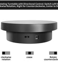 Rotating turntable with directional control for Dope UV Resin Curing Light For 3D Printers With 360 Degree Rotating Turntable And 48 405nm LEDs.
