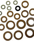 Gasket Assortment Set M3 To M6 For Model Steam Engines And Tiny DIY Machinery Durable Seals Kit arranged in flat lay