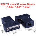 Two Pack DB25 Solderless Connector Kit For RS232 D Sub Serial To 25 Pin Breakout Gear dimensions