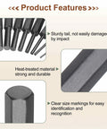 3/16 Inch Non Marring Pin Punch Drive Tool Built Tough From Carbon Steel showcasing durability features