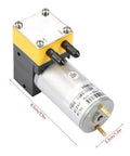 Slick Mini Diaphragm Air Compressor 24V Vacuum Pump With Smooth 0.4 To 1L Flow. Compact design with hydraulic drive mechanism.