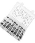 Roll Pin Set In Stainless Steel Assortment With Organized Box, Pro Grade Spring Tension Pins In Sizes M1.5-M8