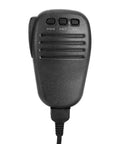 Front view of Handheld Microphone Speaker For Two Way Radios Compatible With Yaesu FT 817 FT 900 FT 450D Beefy ABS Build