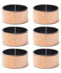 Heavy Duty 6 Pack Sleeve Bearings With 45mm Bore And 50mm Outer Diameter By 25mm Length Oilless Plain Bushings in carbon steel and bronze.