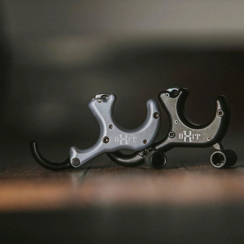 Exit Pro Release Grey With Hand Polished 440C Stainless Hook, Patented Star Drive System for multiple arm positions