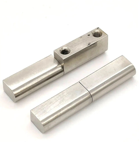 Premium Detachable Stainless Steel 304 Hinge For Distribution Box And Industrial Machinery Cabinet Doors, viewed from top angle.