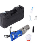 Raseparter 16mm Hydraulic Rebar Cutter, Portable Electric Steel Bar Tool For Construction Sites with carry case and accessories.