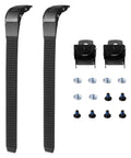 Inline Skate Replacement Straps 2 Pack With Adjustable Universal Buckles And Energy Buckles With Screws Durable Plastic Shoe Clips