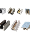 1000mm SBR20 Linear Rails Kit With 2 Rails And 4 SBR20UU Bearing Blocks 16 M6x12 Screws And 2 Locking Handles heavy-duty bearing blocks