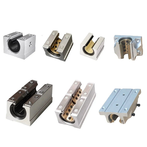 1000mm SBR20 Linear Rails Kit With 2 Rails And 4 SBR20UU Bearing Blocks 16 M6x12 Screws And 2 Locking Handles heavy-duty bearing blocks