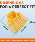 All In One Husqvarna 455 Rancher Chainsaw Maintenance Kit air filter dimensions 79mm x 91.4mm x 30mm