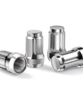 12x1.5 Lug Nuts Six Spline Closed End Chrome Acorn Lug Nuts 1.38 Inch Tall 19mm Hex 60 Degree Conical Seat Fits M12x1.5 Thread