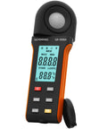 Illuminance Light Meter Digital Lux Meter 0.1 To 400000 Lux 270 Degree Rotatable Detector For Plants LED Grow Lights Indoor Outdoor For Photography And Home Use Pro Grade High Accuracy handheld meter with LCD display