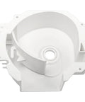 Smooth Sailin Fridge Ice Crusher Housing Replacement Part Works Perfect With Frigidaire Electrolux Kenmore, white plastic structure.