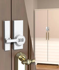 Keyless 3 Digit Mechanical Password Lock For Cabinets And Barn Doors 180 Degree Flip Latch Combination Privacy Safe