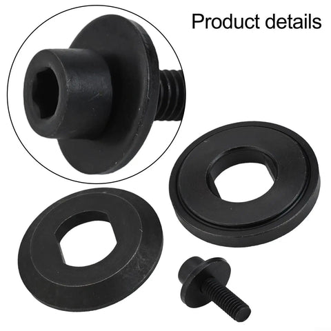 Beefy Heavy Duty Circular Saw Blade Adapter Kit with reversible inner flange and M6 left hand thread screws, 16mm bore.