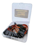 Servo Y Harness Splitter Cable 3 Pin Male To Female Extension Lead in plastic storage box