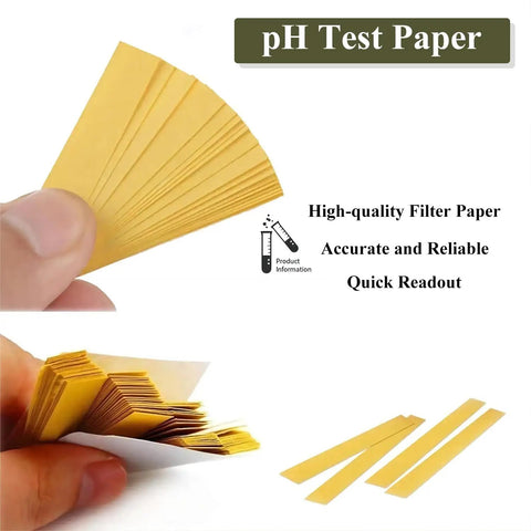 PH Test Strips 1-14 Full Range 1200 Strips For Garden Soil Testing, 15 Packs Of 80 Per Pack, Litmus Paper Indicator Color Match