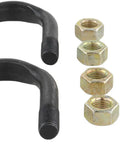 Beefed Up U Bolt Kit For 1410 Series Driveshaft Components With Bearing Strap And End Yokes Mounting Hardware showing U-bolts and nuts