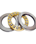 Top Shelf Rock Solid Cylindrical Roller Thrust Bearing Heavy Industrial Parts High Load Capacity Smooth Gearbox Operation Low Friction Precision Workhorse 81112M with metallic designs.