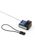 6 Channel Gyro Stabilized RC Car Receiver With Switchable Drift Recovery For Smarter Steering Compatible With GT Series Transmitters Ultra Small And Lightweight Space Saver Reducing Car Weight And Boosting Control on white background