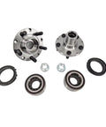 Front Wheel Hub And Bearing Kit With Seals And Retaining Clip Nut 2 Piece Replacement Set For Subaru Legacy Outback Impreza Forester And Baja 1990 To 2004 Without ABS