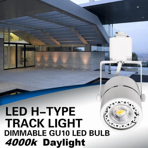 10W H Track LED Heads with 90+ CRI Dimmable Halo Style Linear Track Lighting for Art and Retail Displays Dope Accent Lighting 4000K