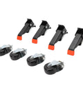 Pro Grade 3 Inch Heavy Duty Retractable Casters Roll Like Butter With 1100 Lb Load Capacity And No Sweat Height Adjustment. Retractable casters.