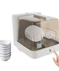 Zero Drama Countertop Mini Dishwasher With Knockout Three Sixty Spray Head And Quick Auto Rinse For College Dorm Or Camper Life Featuring Glossy Tub Big Water Tank Totally Frees Up Sink Time with plates and cups.
