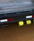 4 Pack Trailer Winch For Standard Sliding C Track Fits 2 Inch 3 Inch Or 4 Inch Straps Heavy Duty Tie Down Gear with yellow straps