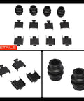Premium Front Side Disc Brake Hardware Kit Fits Ford F-150 Expedition E-Series And Lincoln Navigator For Rock Solid Stopping Power And Smooth Daily Drives That Never Flake Out.