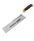 10 Inch Dovetail Jamb Saw With Reversible Blade Spring Loaded Flush Cut 13 TPI Double Ground Teeth Cranked Soft Grip Handle