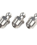 Top Tier Straight Hydraulic Grease Fitting Assortment Kit For M10 X 1mm Thread Made From Rust Resistant 201 Stainless Steel Ideal For Bearings Industrial And Farm Workshop Gear And Heavy Duty Maintenance Jobs, three fittings