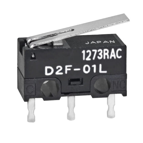 Pack Of Four SPDT Microswitches With Snap Action Lever For PC Mount 30V DC 100mA High Reliability Limit Switches Built Tough