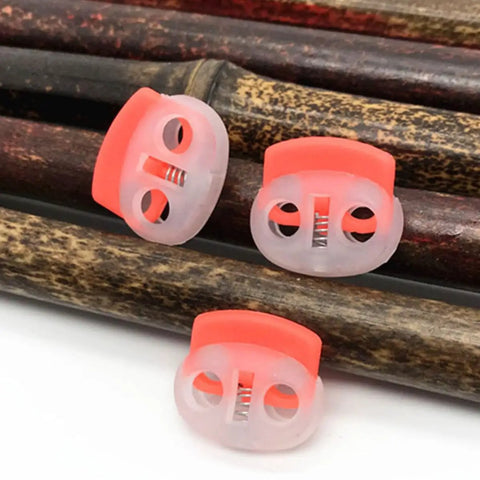 30 Pack Adjustable Button Spring Buckles Plastic Rope Locks With Toggle Fasteners Go To DIY Gear Multi Purpose Snap Joints For DIY Projects And Clothing, Fits Hoodies Sweatpants Jackets Backpacks Five Random Colors, pink plastic rope locks