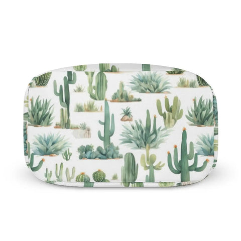Insulated Lunch Bag For Women And Men Portable Lunch Tote with cactus print, eco-friendly lining keeps food fresh warm cold for office travel