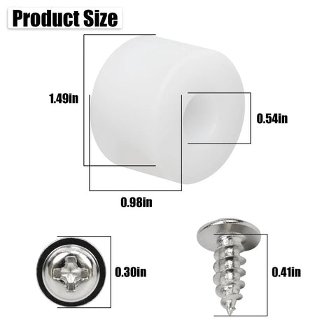 Auger Motor Bushing Replacement For Wood Pellet Grills with dimensions 1.49in, 0.54in, 0.98in and 0.30in screw size