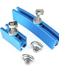 Car Dent Puller Kit Aluminum Alloy For Sheet Metal Repair, Easy Operation, Lightweight Yet Durable Repair Tool For Minor Car Dings, Reusable Auto Body Repair Set, blue aluminum clamps and rings