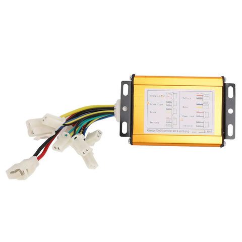 Brushed Electric Bike Controller 36V 1000W with beefy heat dissipation aluminum shell and connectors for stable motor speed